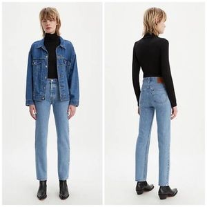 LEVIS 501 ORIGINAL FIT JEANS IN INDIGO SIZE 25